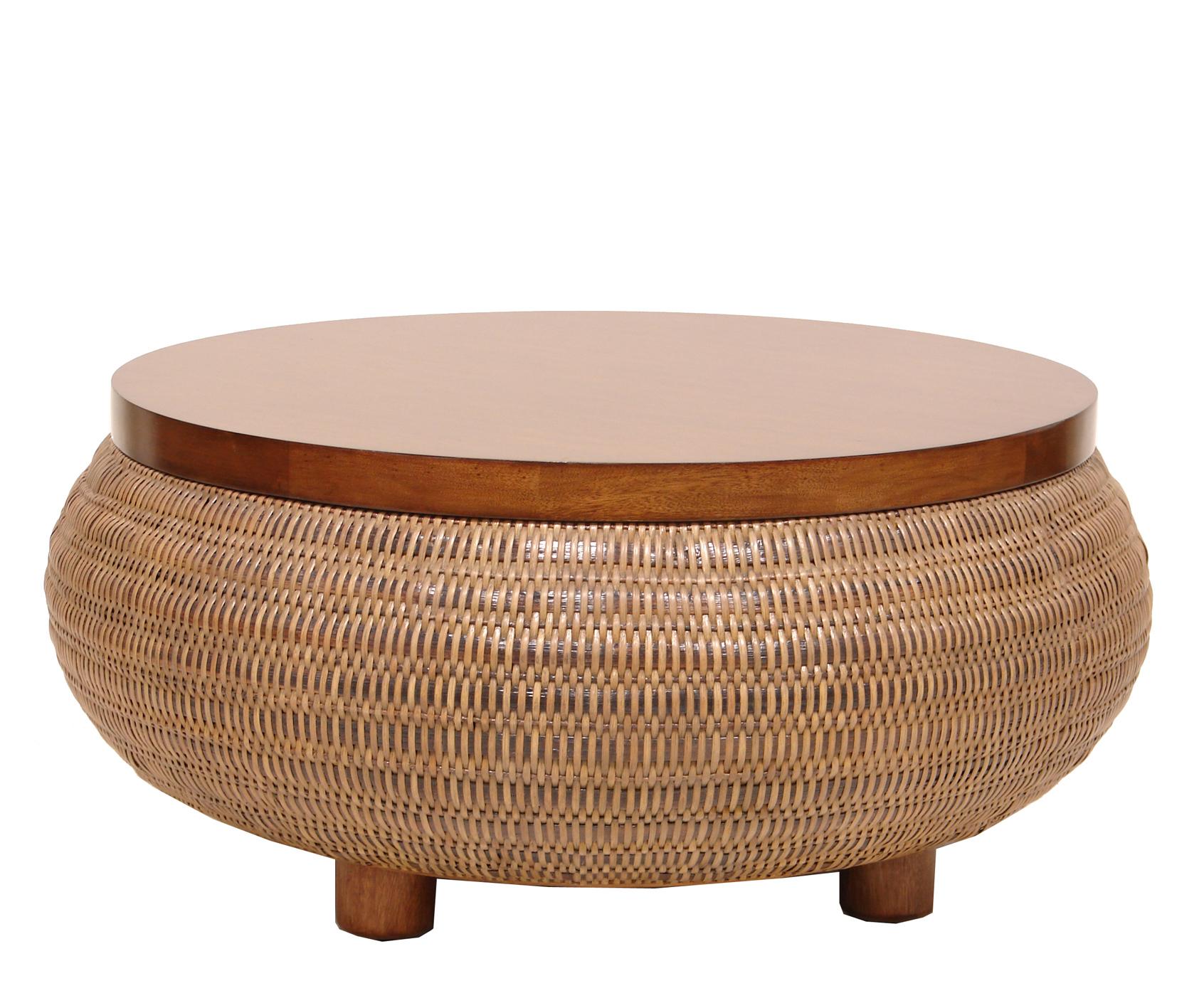 Palecek Occasional Tables SplitTone Woven Coffee Table Sprintz